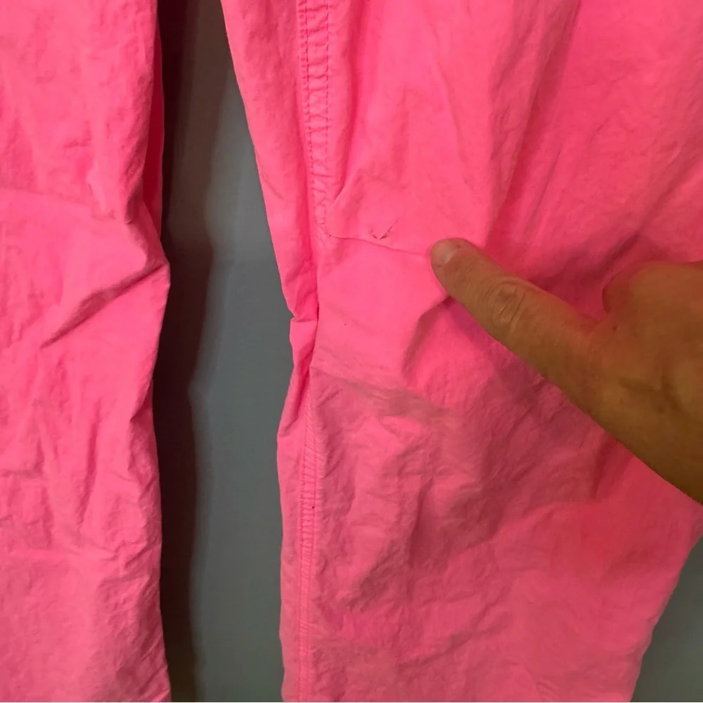 Aerie Baggy Cargo Skater Pants Coral Sun Pink Women’s XS 100% Cotton - Picture 11 of 15